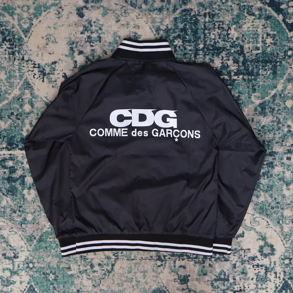 CDG 꼼데가르송 바시티자켓 스타디움자켓  블랙 S